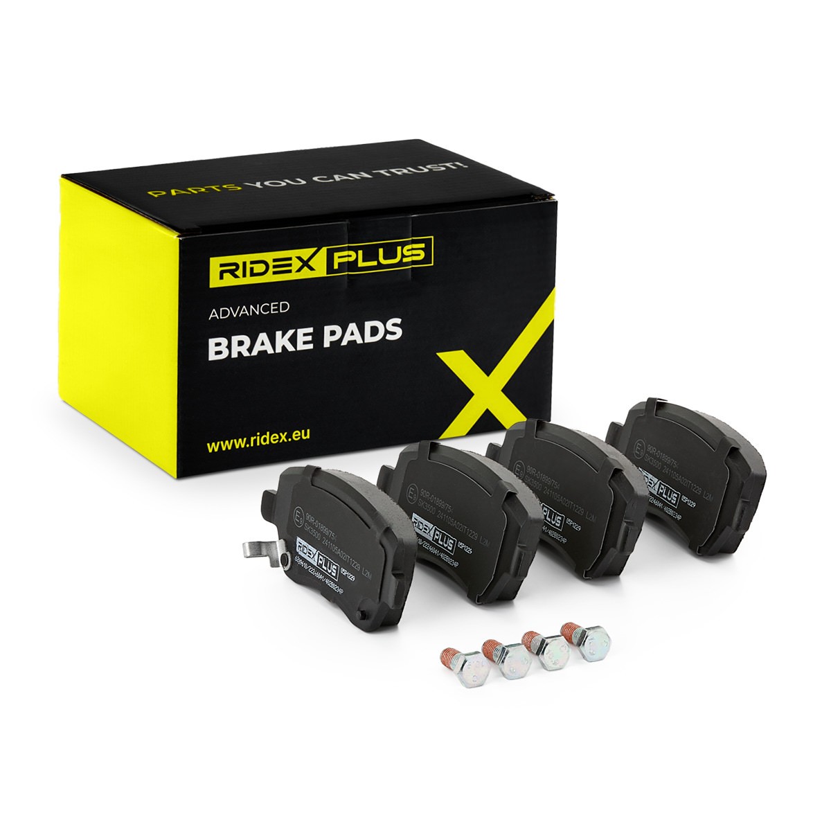 RIDEX PLUS Brake pad set Article number: 402B0234P cheaply