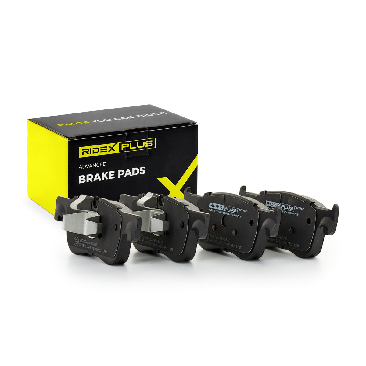 RIDEX PLUS Brake pad set Article number: 402B0952P cheaply