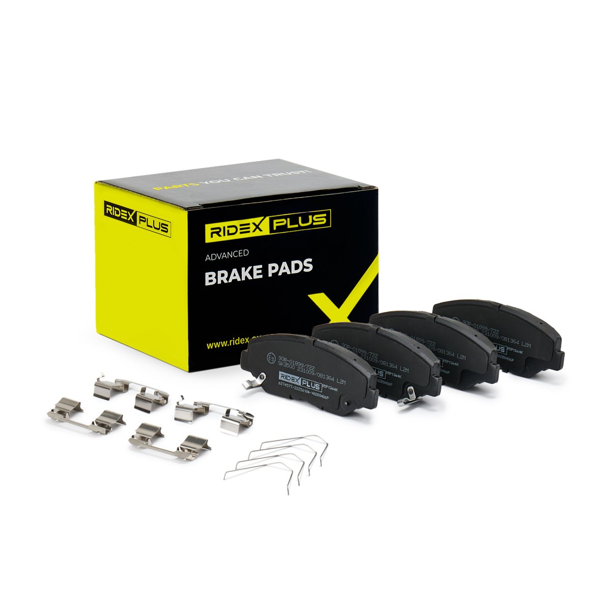 RIDEX PLUS Brake pad set Article number: 402B0406P cheaply