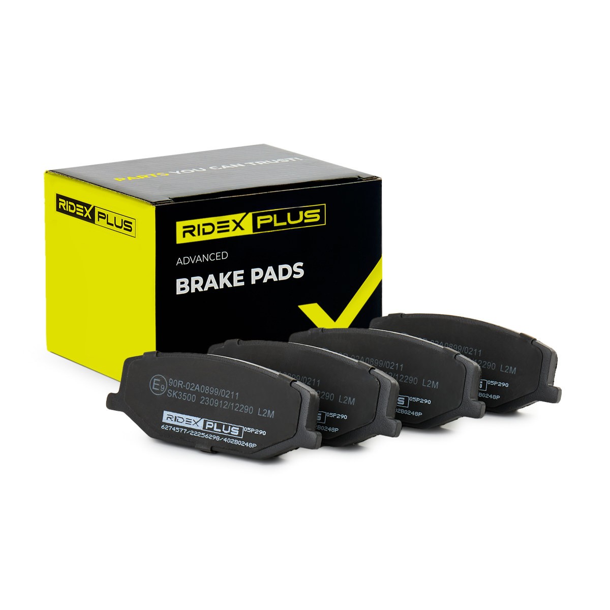RIDEX PLUS Brake pad set Article number: 402B0248P cheaply