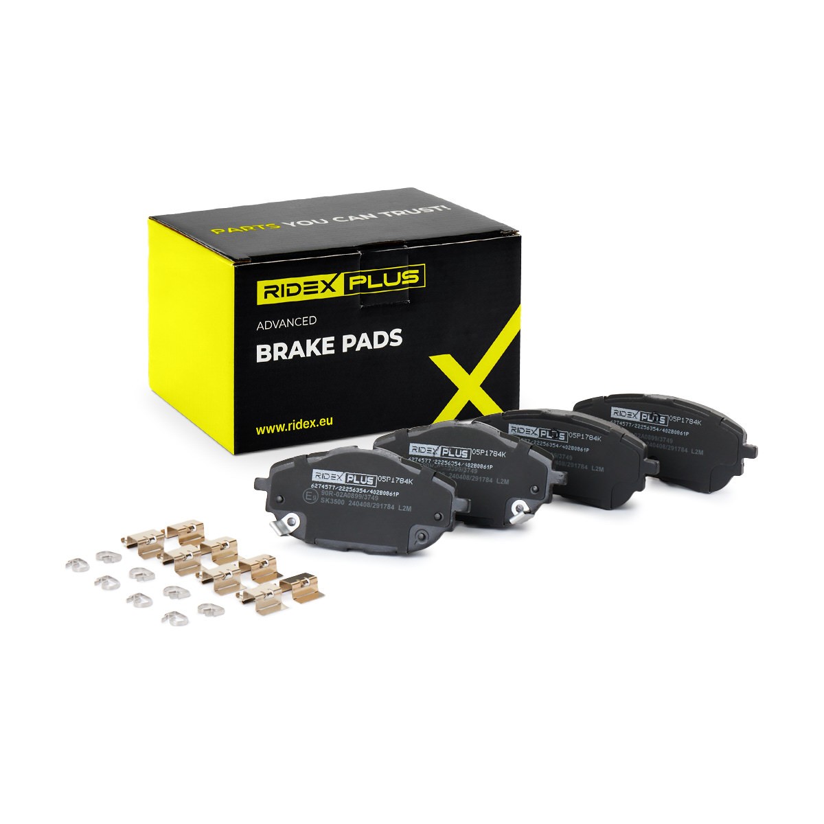 RIDEX PLUS Brake pad set Article number: 402B0861P cheaply