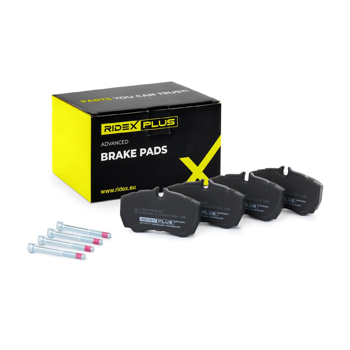 RIDEX PLUS Piduriklotsid Artikli number: 402B0865P soodsalt