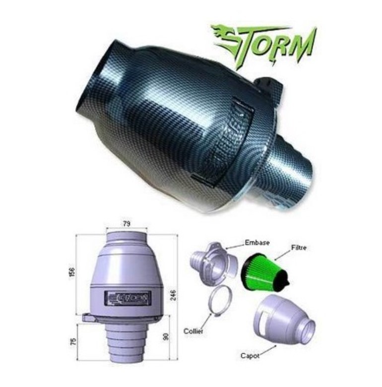 GREEN Sportluftfilter Varenummer: STSMC billige