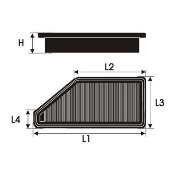GREEN Sports Air Filter Article number: P960137 cheaply