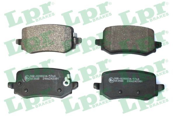 LPR Brake pad set Article number: 05P2381 cheaply