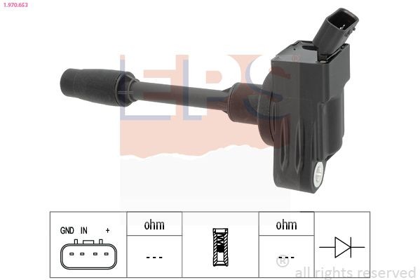 EPS Ignition coil Article number: 1.970.653 cheaply