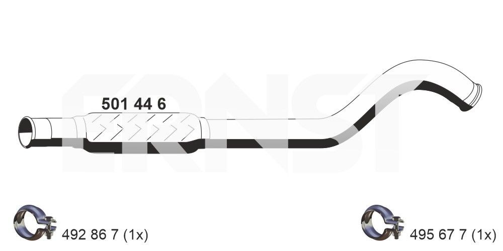 ERNST Exhaust Pipe Article number: 501446 cheaply