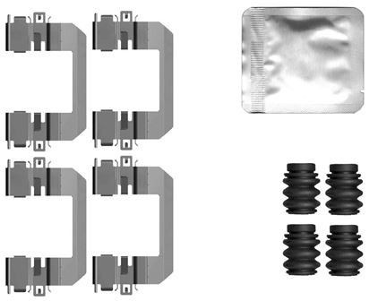 TEXTAR 82561800 Lisakomplekt, ketaspiduriklotsid SORENTO 2.5 MPI AWD 180 HP Bensiin
