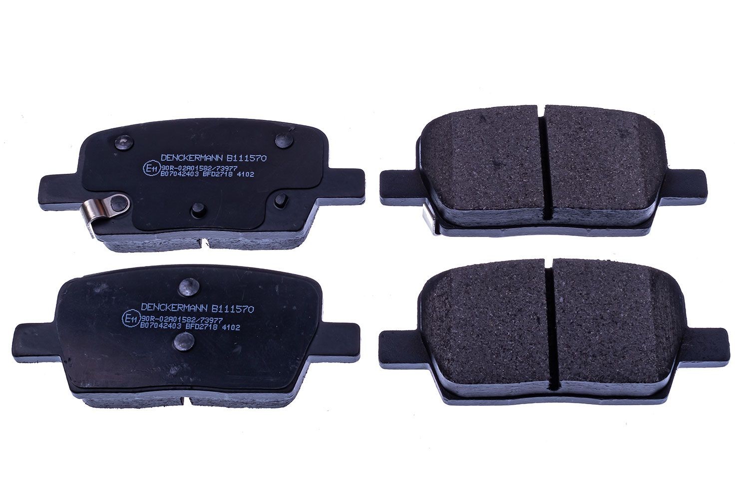 DENCKERMANN Brake pad set Article number: B111570 cheaply