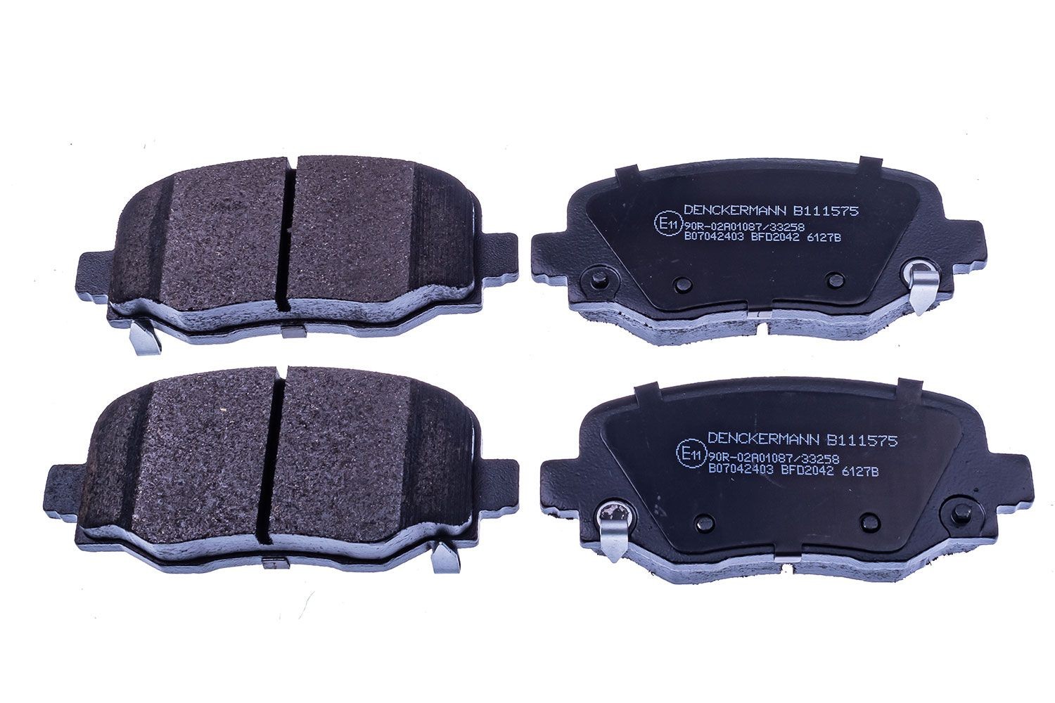 DENCKERMANN Brake pad set Article number: B111575 cheaply