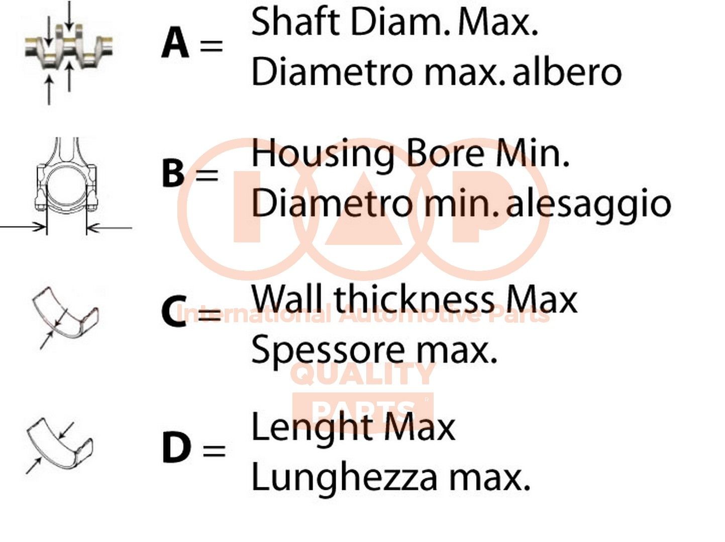 IAP QUALITY PARTS 106-52020 Distantsseib, väntvõll DS3 1.2 THP 110 / PureTech 110 (SAHNPS, SAHNZ6, SAHNZT) 110 HP Bensiin