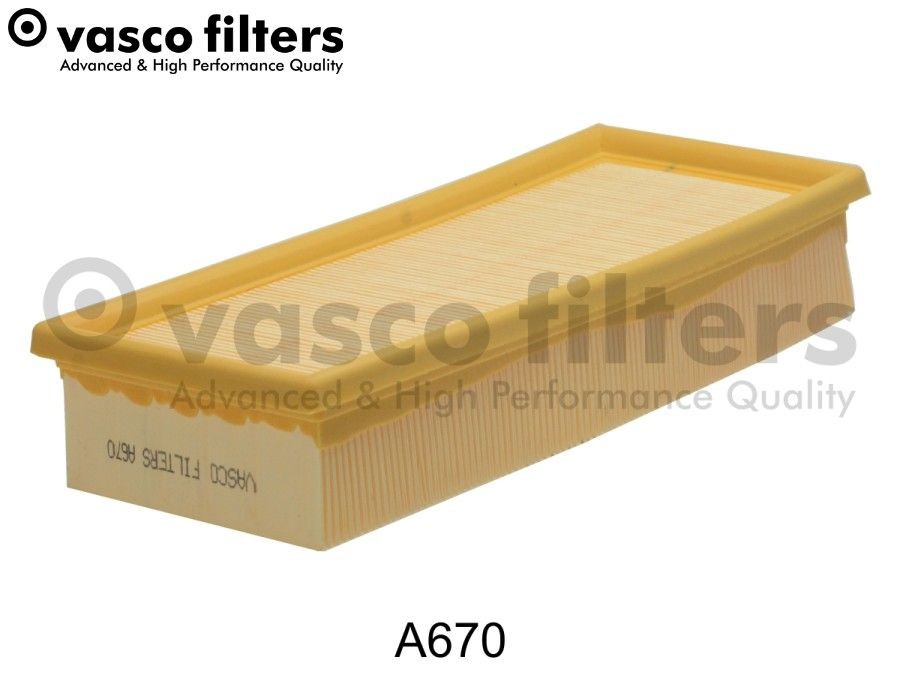 DAVID VASCO Air filter Article number: A670 cheaply