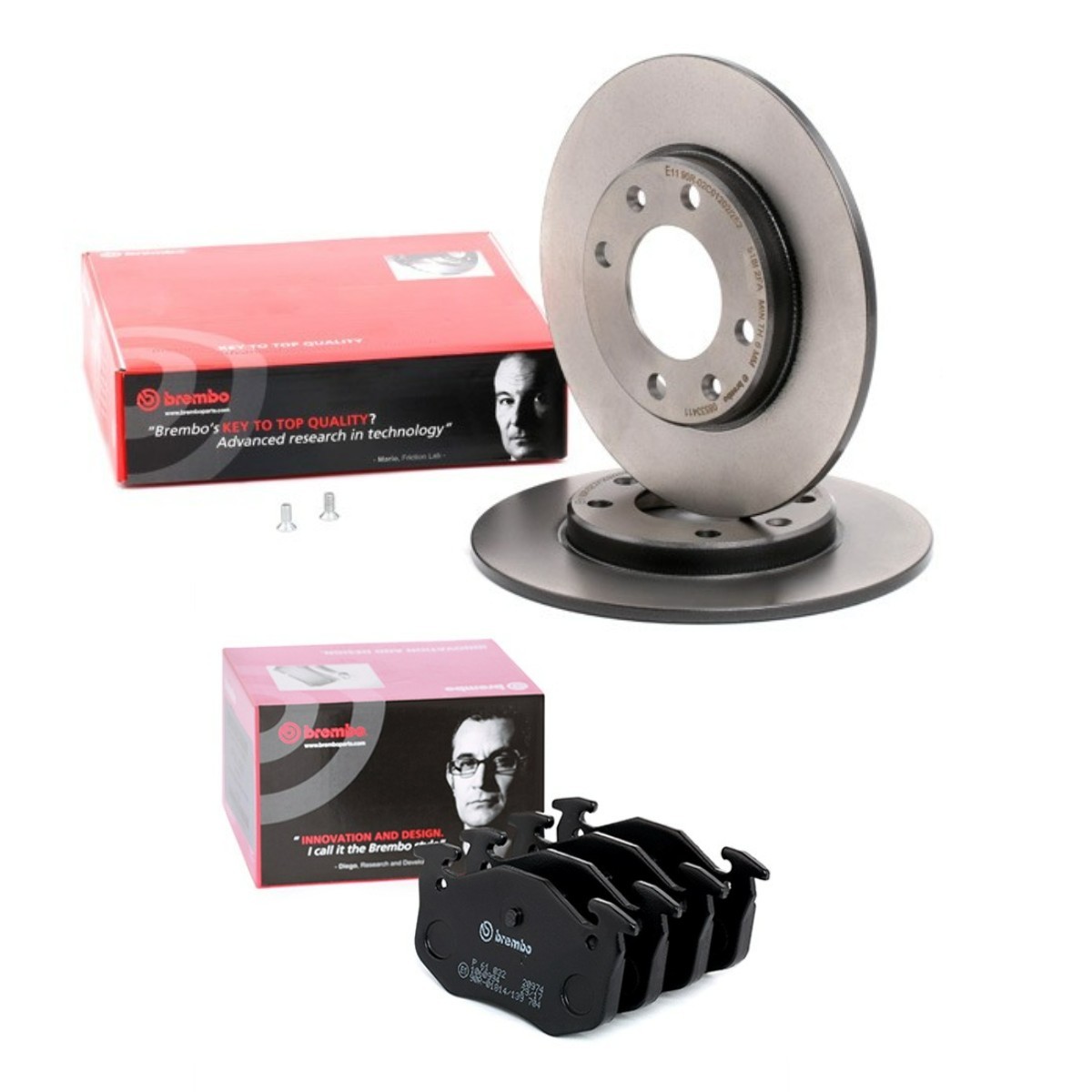BREMBO Brake discs and pads set Article number: BRB3405N0039 cheaply