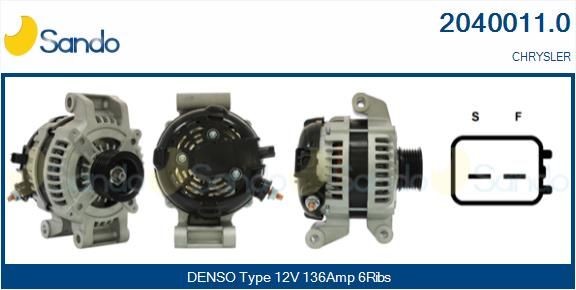 SANDO Ignition coil Article number: SIC87013.0 cheaply