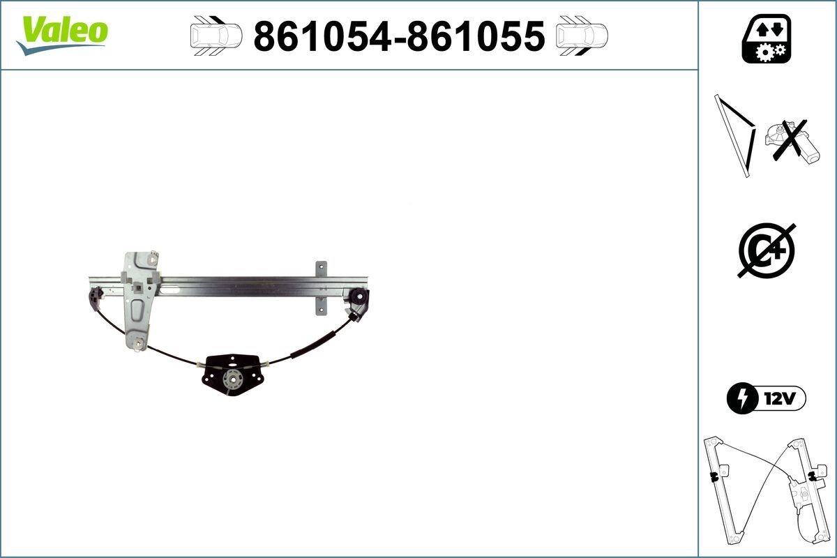 VALEO Window regulator Article number: 861054 cheaply