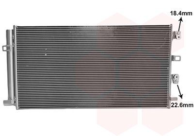VAN WEZEL Air conditioning condenser Article number: 18015735 cheaply