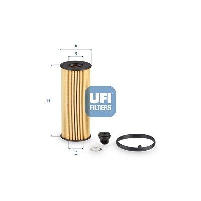 UFI Oil filter Article number: 25.291.00 cheaply