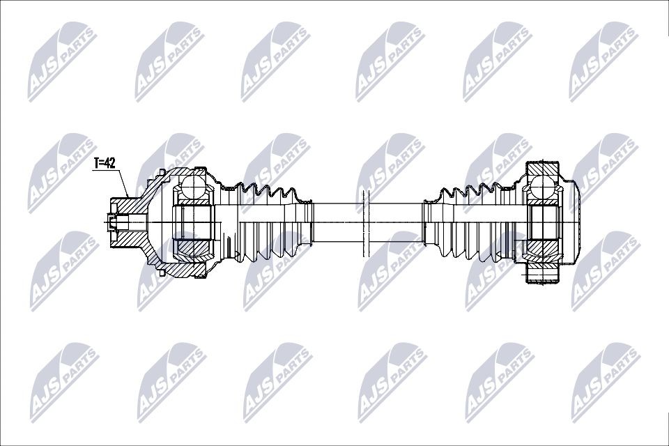 NTY Drive shaft Article number: NPW-AU-081 cheaply