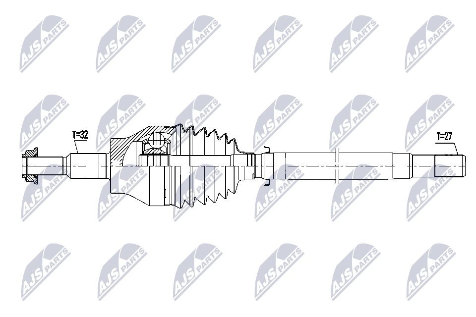 NTY Drive shaft Article number: NPW-CH-154 cheaply