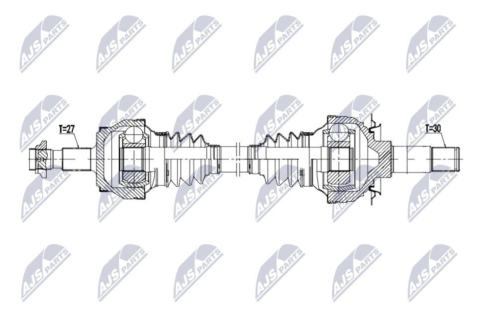 NTY Drive shaft Article number: NPW-ME-188 cheaply