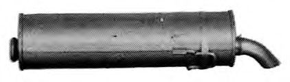 VEGAZ Rear silencer Article number: PGS-157 cheaply