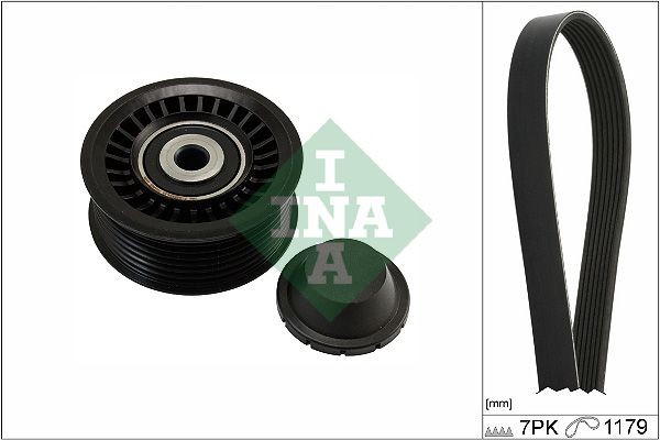INA Juego de correas trapeciales poli V Número de artículo: 529 0585 10 a buen precio