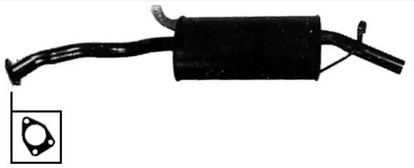 VEGAZ Rear silencer Article number: MIS-138 cheaply