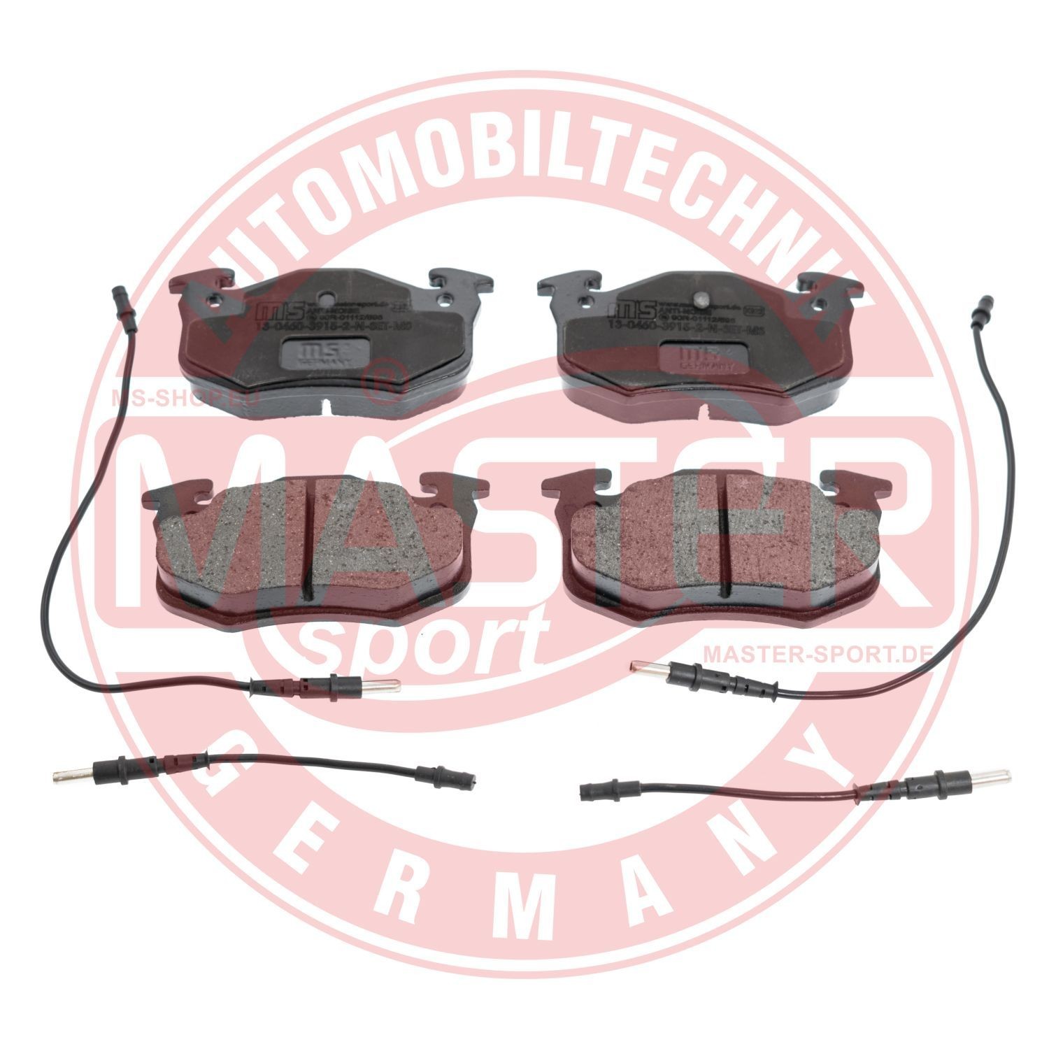 MASTER-SPORT Brake pad set Article number: 236039152 cheaply