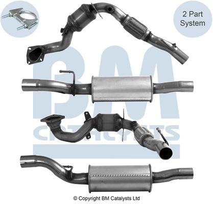 BM CATALYSTS Catalytic converter Article number: BM92093H cheaply