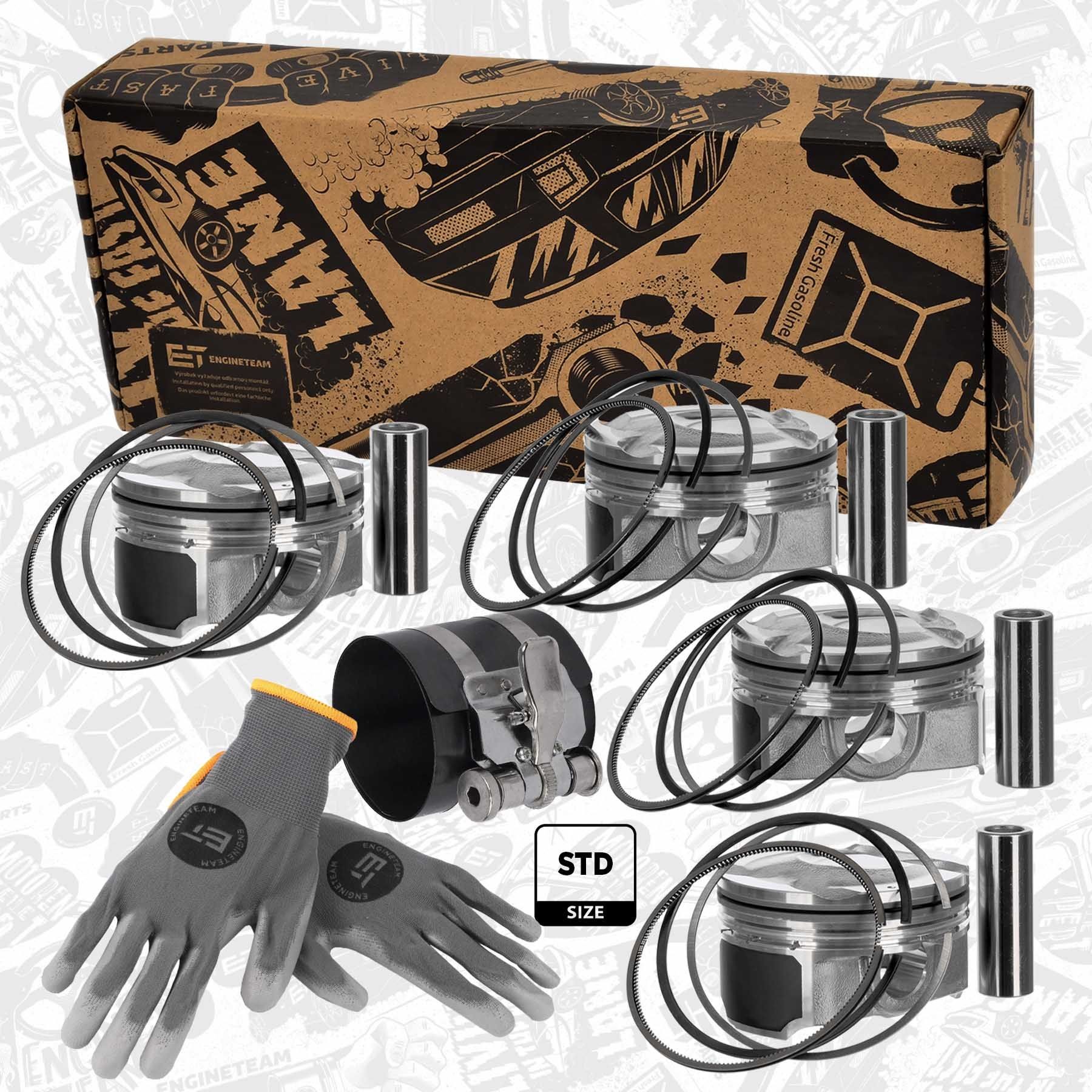ET ENGINETEAM Piston Set Article number: PM015700VR1 cheaply