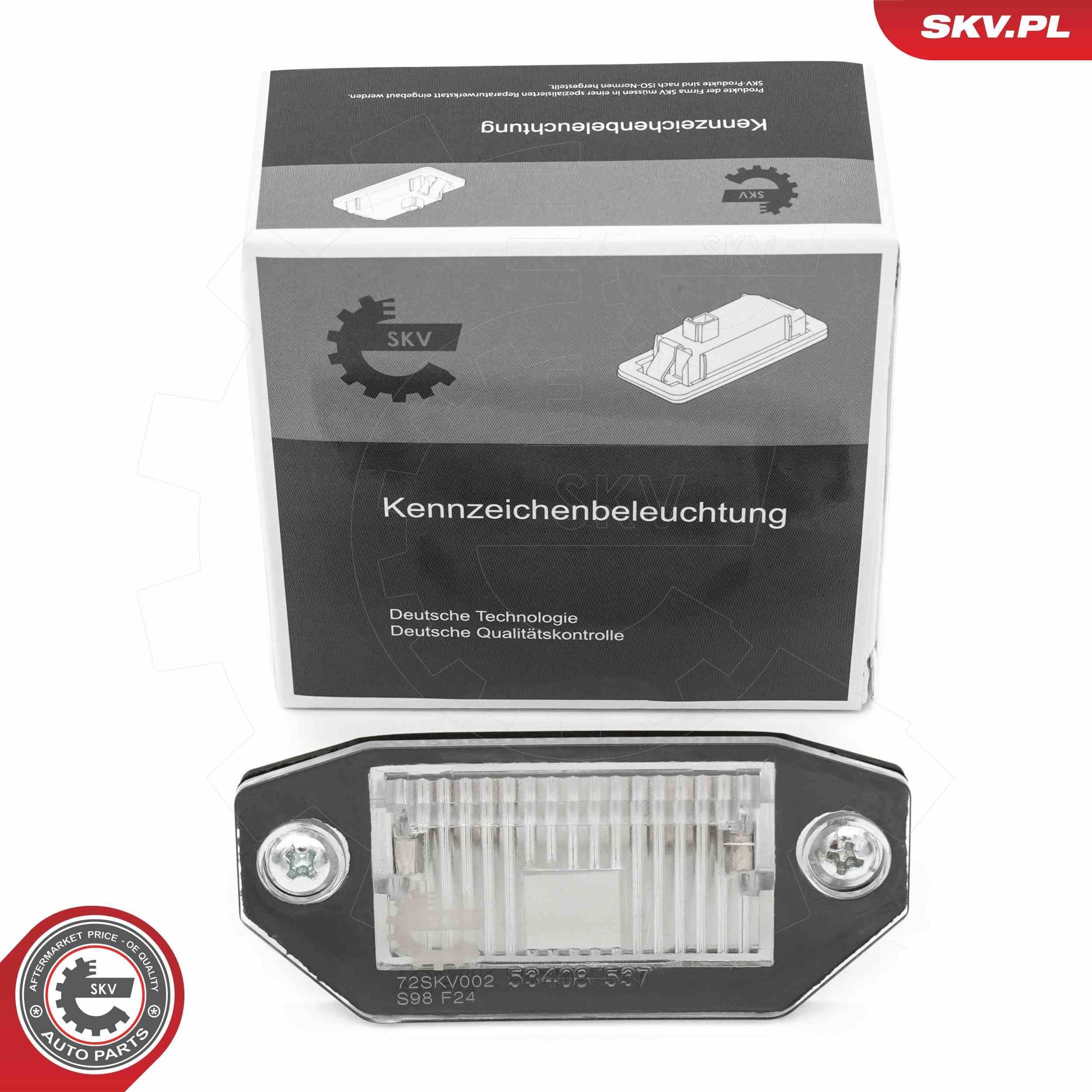 ESEN SKV Nummerpladelys Varenummer: 72SKV002 billige