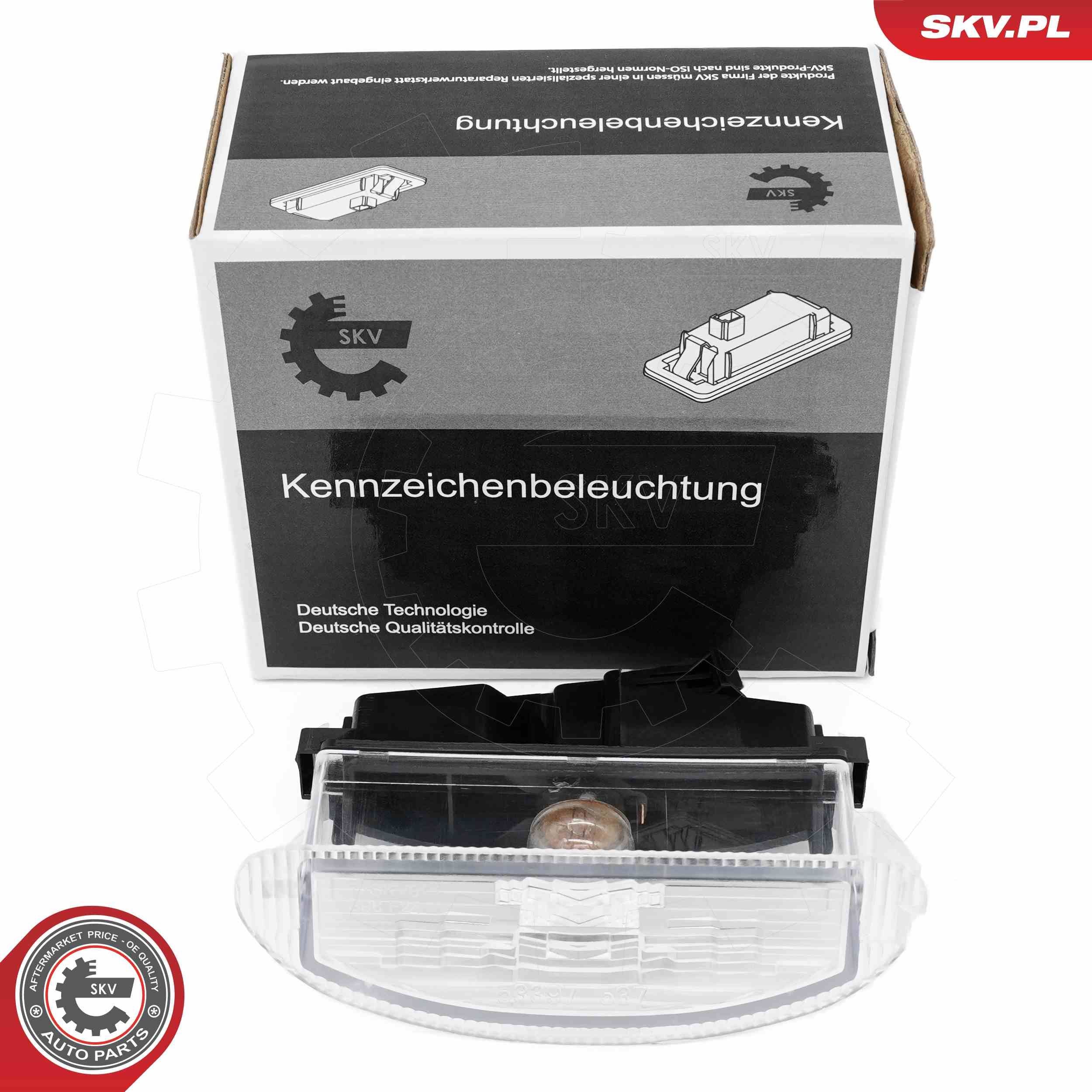 ESEN SKV Licence Plate Light Article number: 72SKV011 cheaply