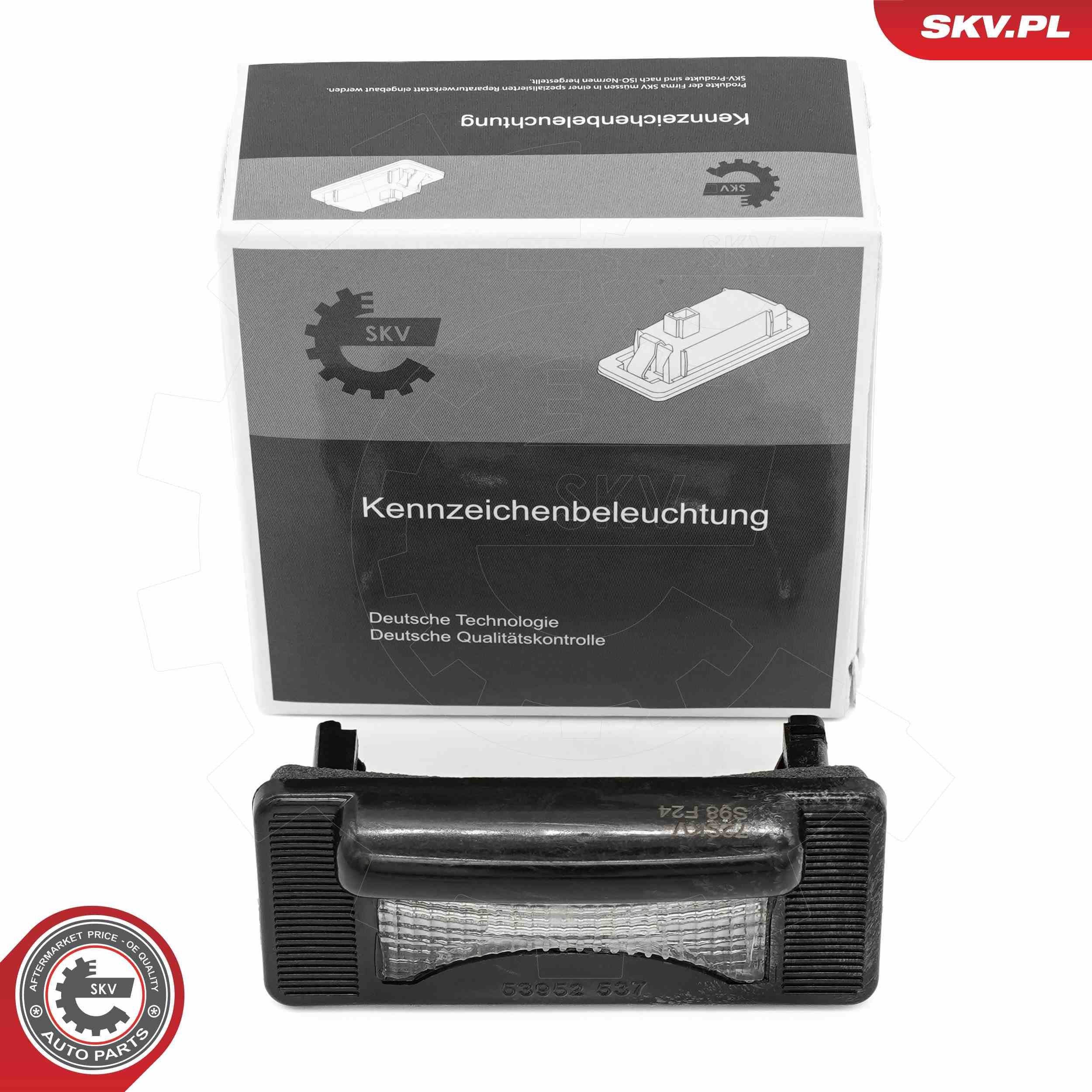 ESEN SKV Licence Plate Light Article number: 72SKV014 cheaply