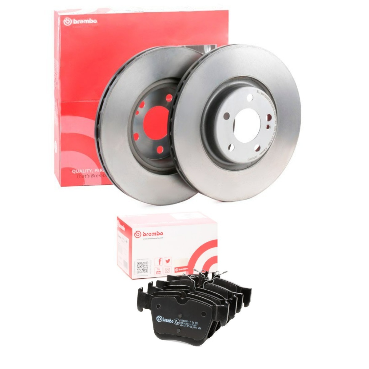 BREMBO Brake discs and pads set Article number: BRB3405N0242 cheaply