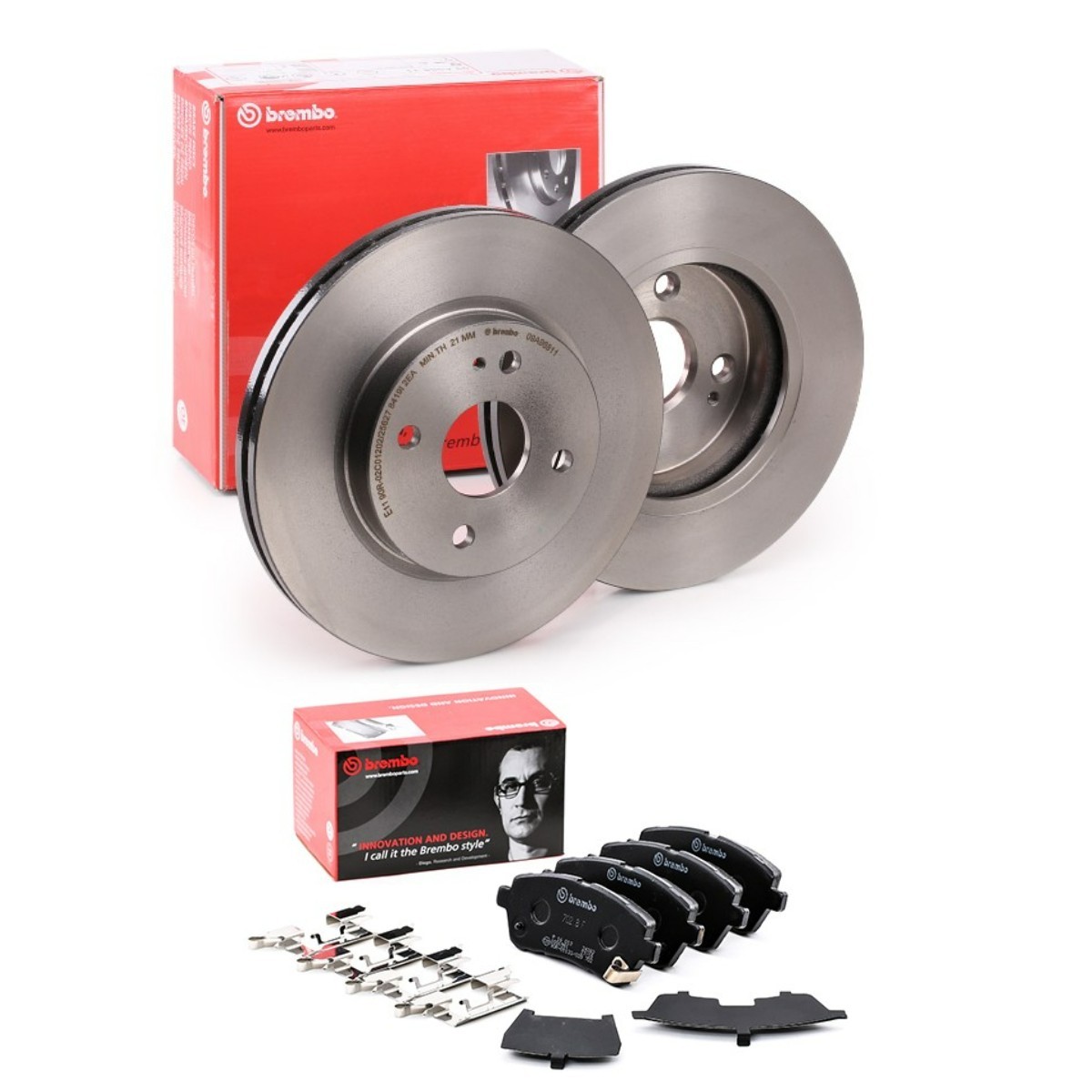 BREMBO Brake discs and pads set Article number: BRB3405N0422 cheaply