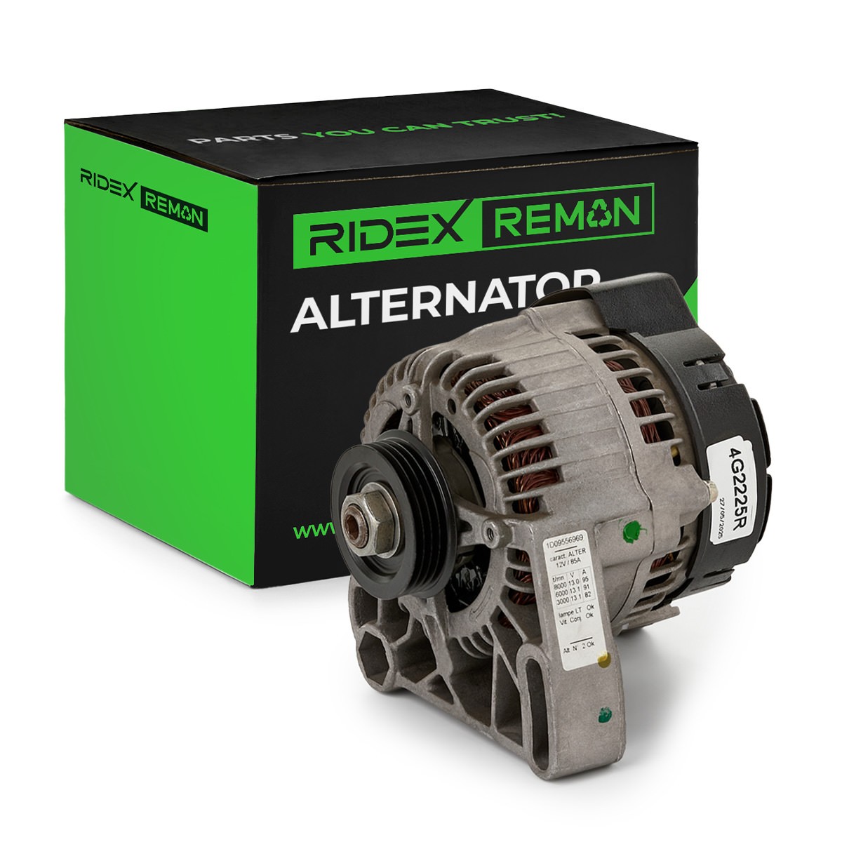 RIDEX REMAN Alternator Article number: 4G2225R cheaply