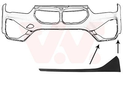 VAN WEZEL Bumper moulding Article number: 0556581 cheaply