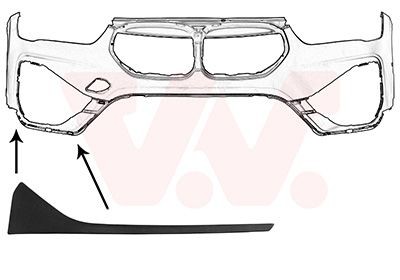 VAN WEZEL Bumper moulding Article number: 0556582 cheaply