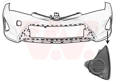 VAN WEZEL Bumper grill Article number: 5407593 cheaply