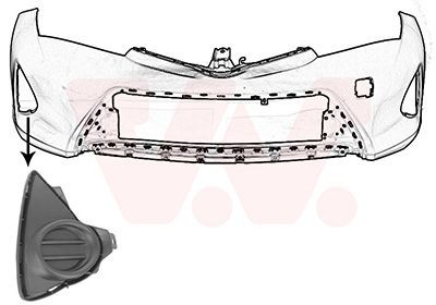 VAN WEZEL Bumper grill Article number: 5407594 cheaply