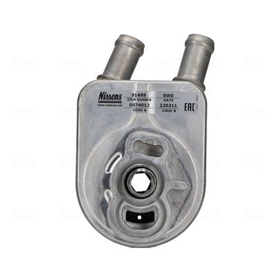 NISSENS Engine oil cooler Article number: 91499 cheaply