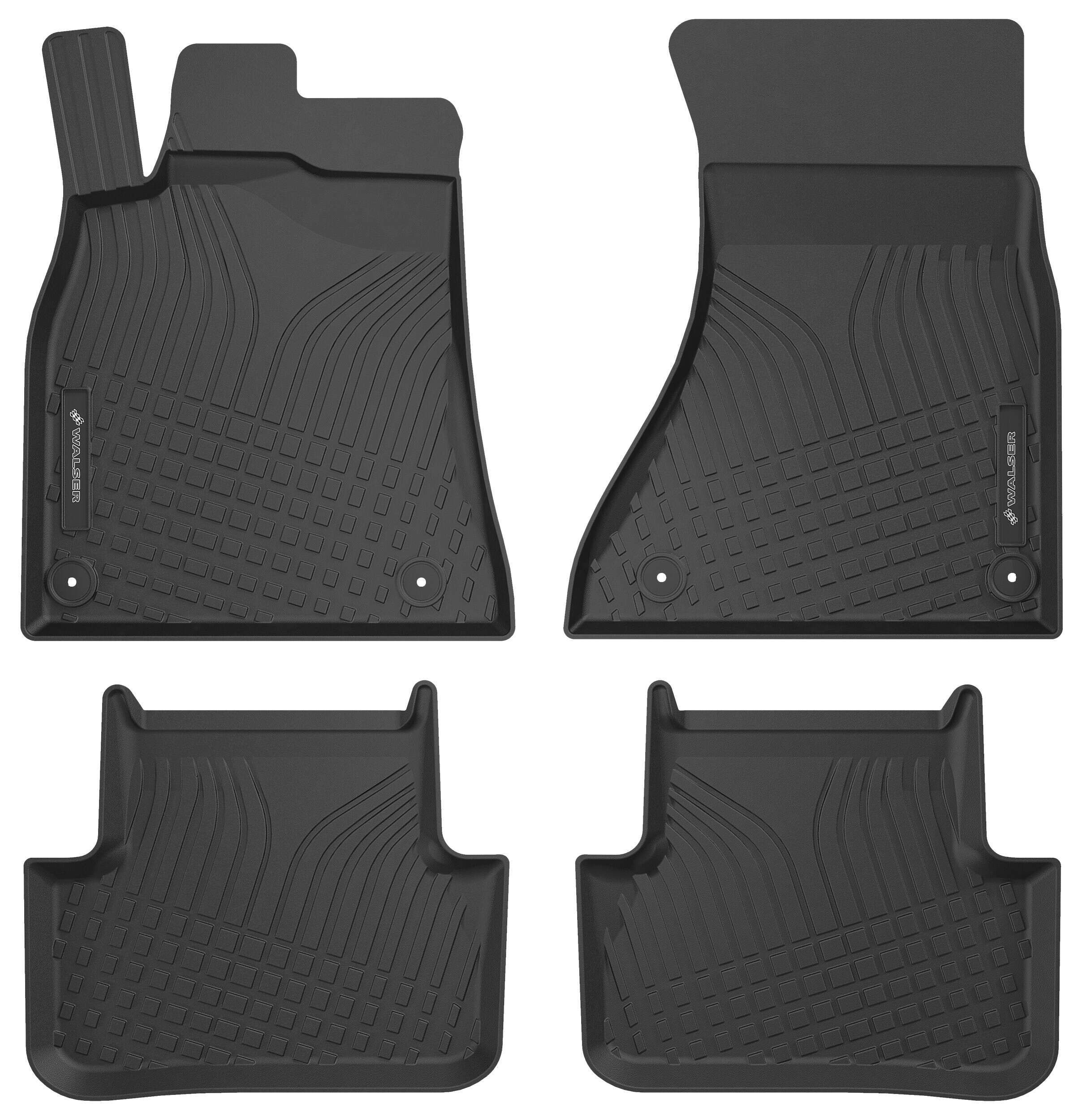 WALSER 100138 Floor mats A4 2.0 TDI 177 PS Diesel 2015