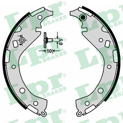 LPR Brake Shoe Set Article number: 09170 cheaply