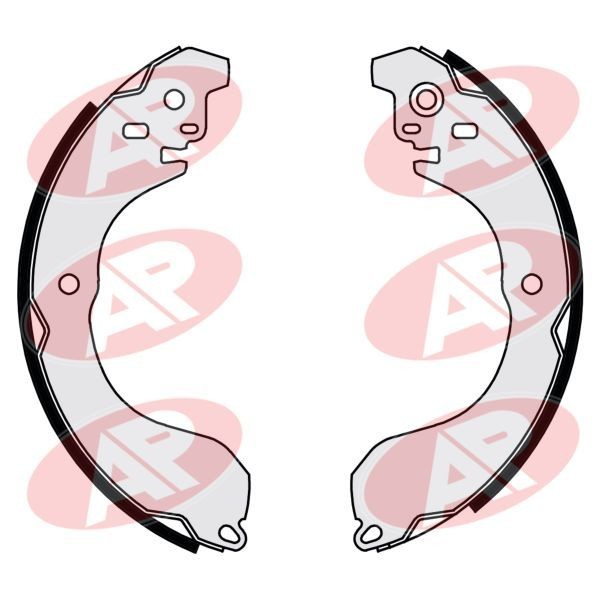 LPR Brake Shoe Set Article number: 09480 cheaply
