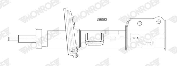 MONROE Shock absorber Article number: G8693 cheaply