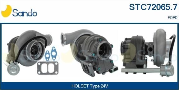 SANDO SCH88013.0 CHRA turbo D-MAX 3.0 DiTD 4x4 (TFS77H) 131 PS Diesel 2012