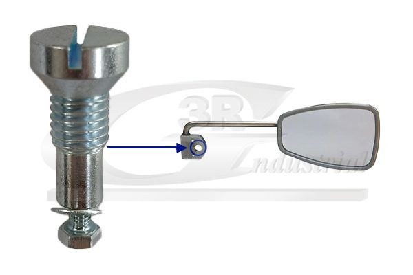 3RG Mounting Kit, outside mirror Article number: 90266 cheaply