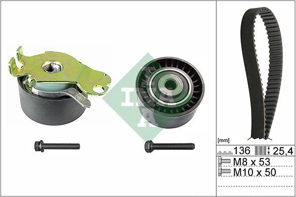 INA Timing belt kit Article number: 530 0236 10 cheaply