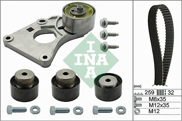 INA Timing belt kit Article number: 530 0259 10 cheaply