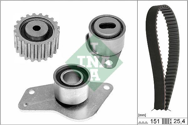 INA Pulley Set, timing belt Article number: 530 0279 09 cheaply